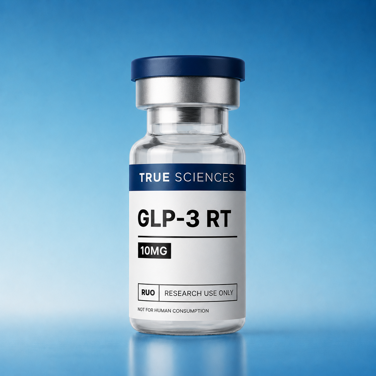GLP-3 RT 10mg vial with certificate of analysis documentation